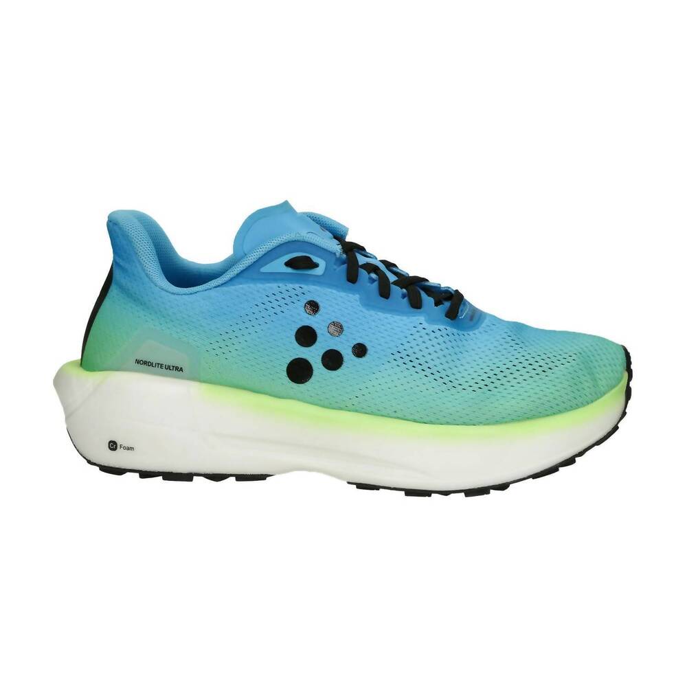 NEW CRAFT men's nordlite ultra running shoes in gem/neon green gradient